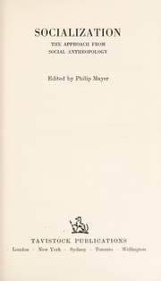 Tapa de Socialization; the approach from social anthropology