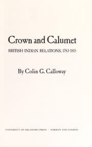 Tapa de Crown and calumet