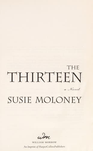 Tapa de The thirteen