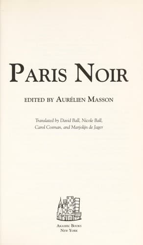 Tapa de Paris noir