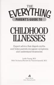 Tapa de The everything parent's guide to childhood illnesses