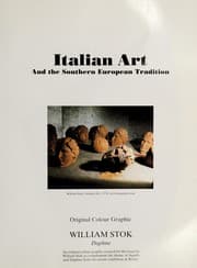 Tapa de Italian Art and the Southern European Tradition