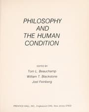 Tapa de Philosophy and the human condition