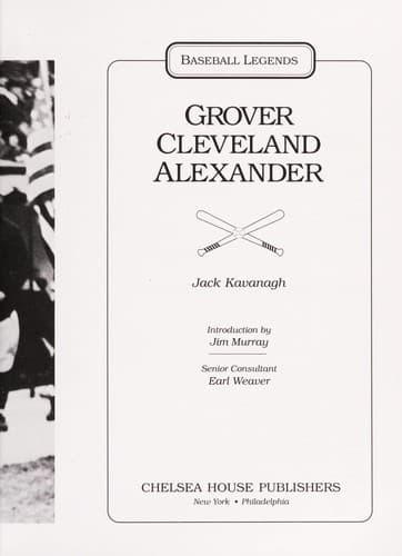 Tapa de Grover Cleveland Alexander