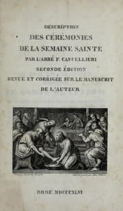 Tapa de Description des cérémonies de la semaine sainte