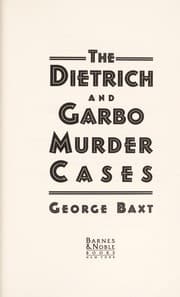 Tapa de DIETRICH AND GARBO MURDER CASES
