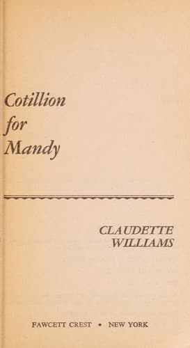 Tapa de Cotillion for Mandy
