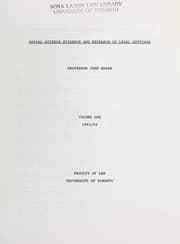 Tapa de Social science evidence and research in legal settings