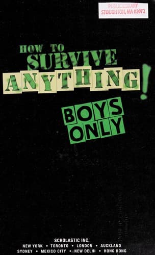Tapa de How to survive anything