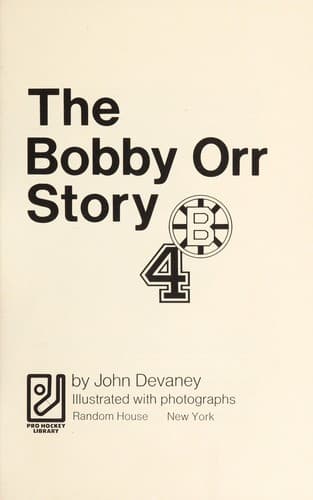 Tapa de The Bobby Orr story