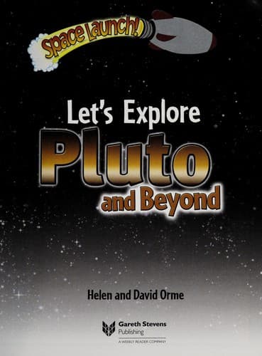 Tapa de Let's explore Pluto and beyond