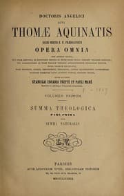 Tapa de Opera omnia Thomae Aquinatis