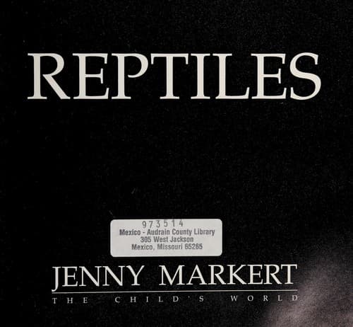 Tapa de Reptiles