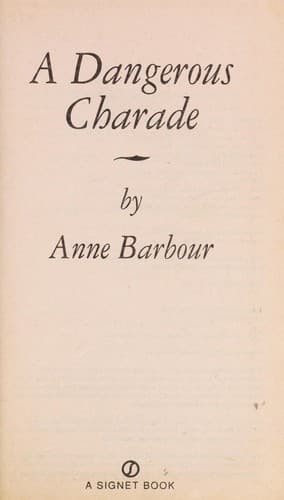 Tapa de A Dangerous Charade