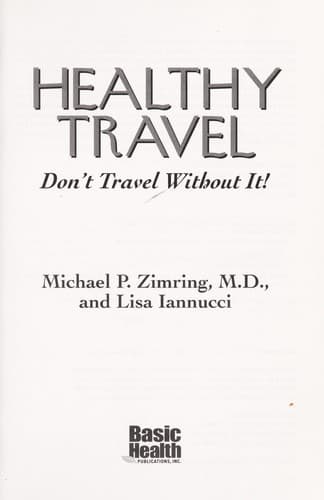 Tapa de Healthy travel
