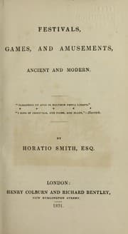Tapa de Festivals, games, and amusements, ancient and modern