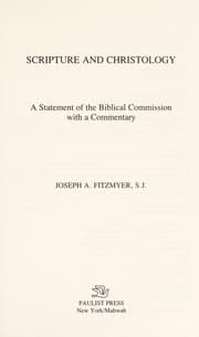 Tapa de Scripture and Christology