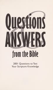 Tapa de Questions & answers from the Bible