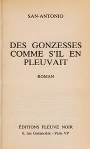 Tapa de Des gonzesses comme s'il en pleuvait