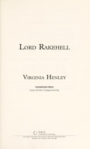 Tapa de Lord Rakehell