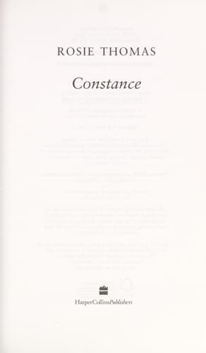 Tapa de Constance