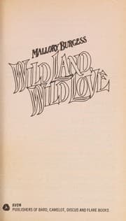 Tapa de Wild Land, Wild Love