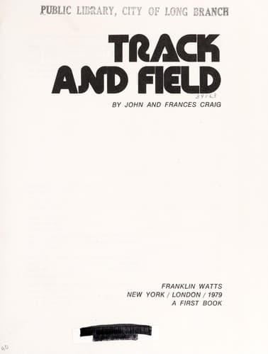 Tapa de Track and field