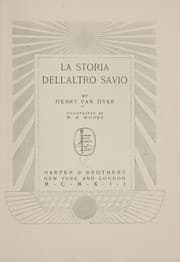 Tapa de La storia dell' altro savio