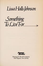 Tapa de Something to live for