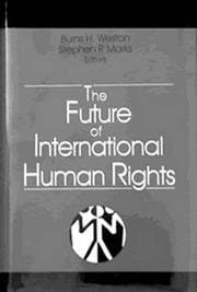 Tapa de The future of international human rights
