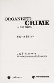 Tapa de Organized crime in our times