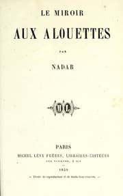 Tapa de Le miroir aux alouettes