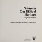 Tapa de Nature in our biblical heritage