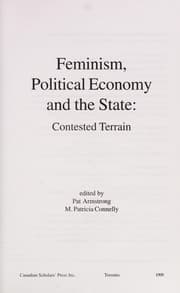 Tapa de Feminism, political economics and the state