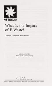 Tapa de What Is the impact of E-waste?