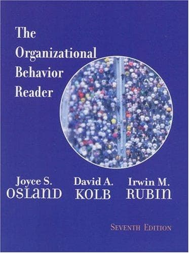 Tapa de The organizational behavior reader