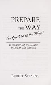 Tapa de Prepare the way