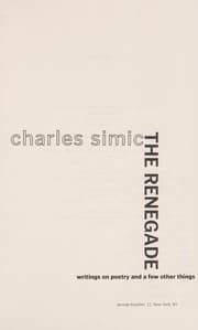 Tapa de The renegade