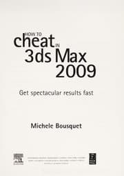 Tapa de How to cheat in 3ds Max 2009