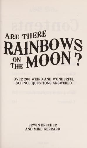 Tapa de Are there rainbows on the moon?