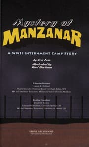 Tapa de Mystery at Manzanar