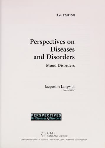 Tapa de Mood disorders