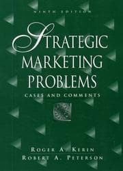 Tapa de Strategic marketing problems