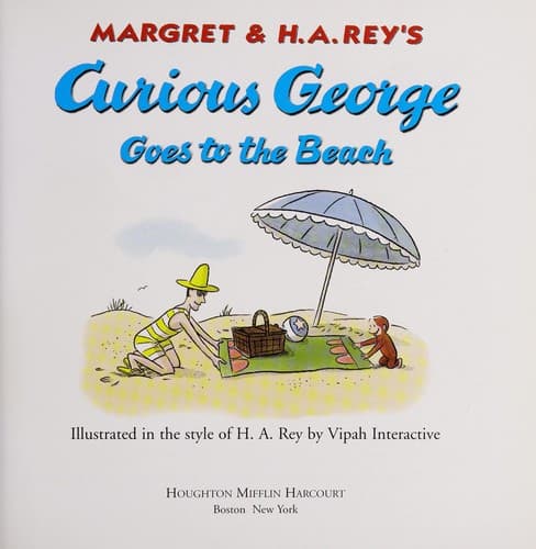 Tapa de Curious george goes to the beach