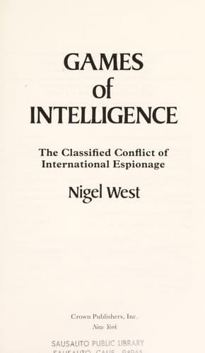 Tapa de Games of intelligence
