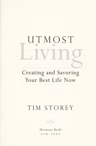 Tapa de Utmost living