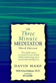 Tapa de The three minute meditator