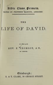 Tapa de The life of David