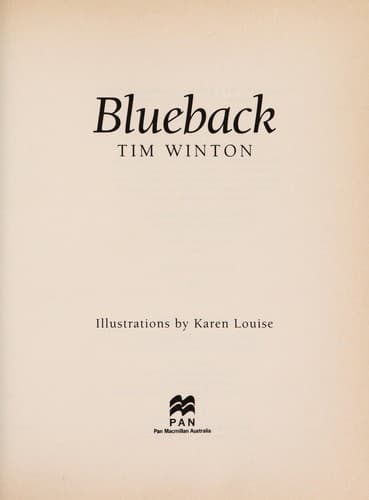 Tapa de Blueback