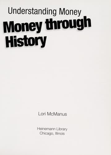 Tapa de Money through history